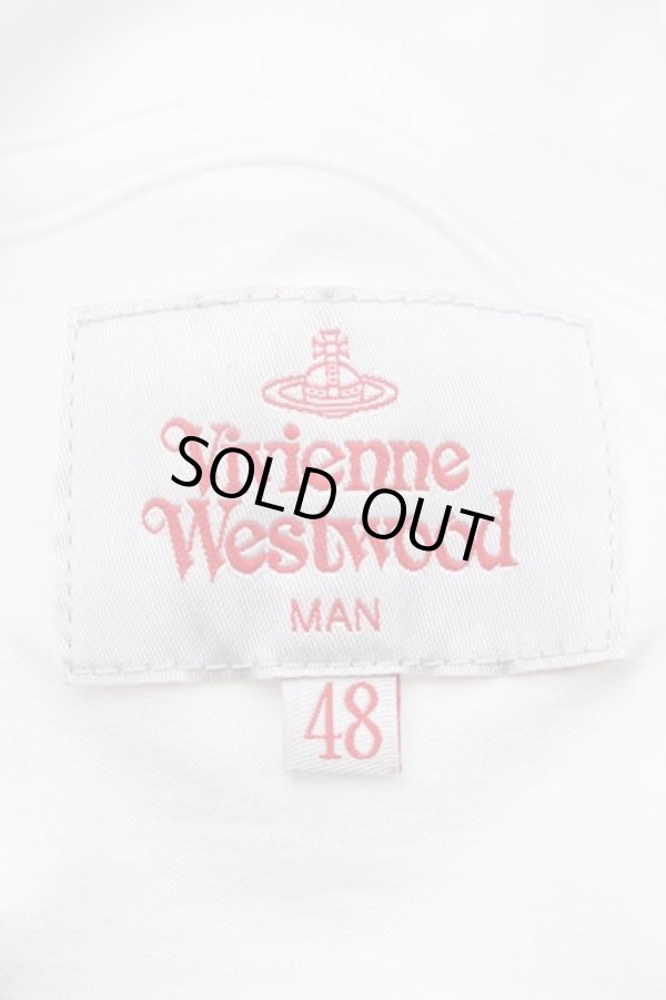 画像4: ヴィヴィアンウエストウッド MAN 中古 / SAFETY PIN HEART リラックスTシャツ 48 白  S-26-03-08-006-ts-AS-ZS (4)