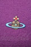 画像3: ヴィヴィアンウエストウッド 中古 / カラーオーブ刺繍ノースリーブニット M パープル  S-26-03-08-001-to-HR-ZS (3)