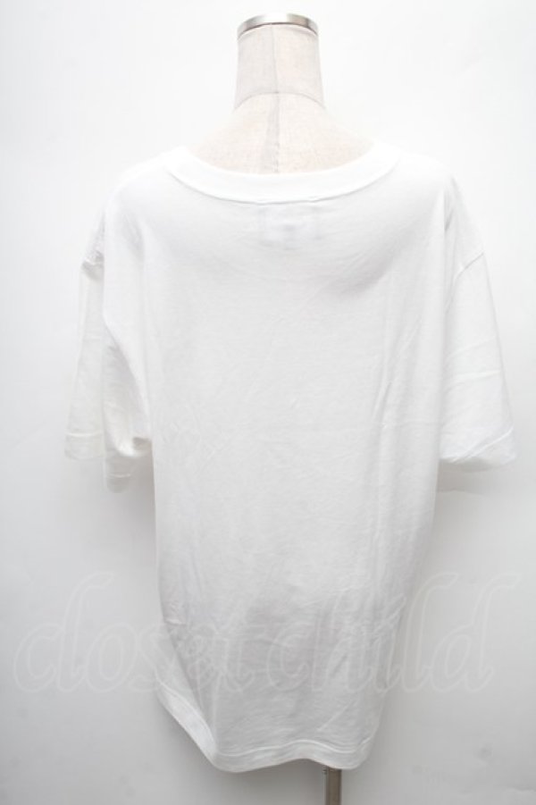 画像2: ヴィヴィアンウエストウッド MAN 中古 / RIPPED PAPER ORBリラックスTシャツ 48 白  S-26-03-08-007-ts-AS-ZS (2)