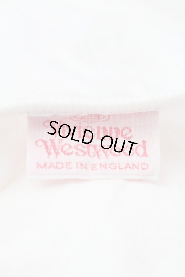 画像4: ヴィヴィアンウエストウッド 中古 / DOGプリントTシャツ  白  S-26-03-08-008-to-AS-ZS (4)