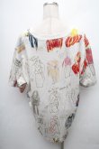 画像2: ヴィヴィアンウエストウッド 中古 / LINE UP PRINTシャツ  オフ  S-26-03-08-009-to-AS-ZS (2)