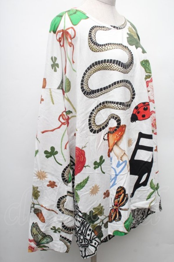 画像4: ヴィヴィアンウエストウッド 中古 / MYSTICAL & TANGLED ORB SQUIGGLE シャツ  白  S-26-03-08-011-bl-AS-ZS (4)