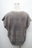 画像2: ヴィヴィアンウエストウッド 中古 / オーガニックドライ天竺サンシャインオーブ　スプレーダイノースリーブトップ  グレー  S-26-03-08-013-to-AS-ZS (2)
