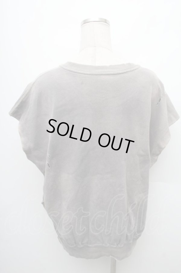 画像2: ヴィヴィアンウエストウッド 中古 / オーガニックドライ天竺サンシャインオーブ　スプレーダイノースリーブトップ  グレー  S-26-03-08-013-to-AS-ZS (2)