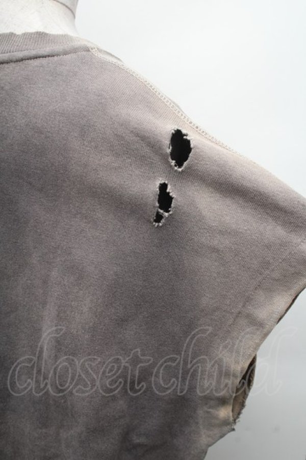 画像5: ヴィヴィアンウエストウッド 中古 / オーガニックドライ天竺サンシャインオーブ　スプレーダイノースリーブトップ  グレー  S-26-03-08-013-to-AS-ZS (5)