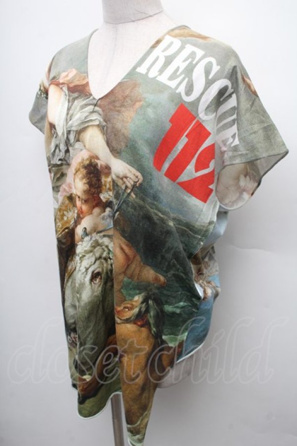 画像3: ヴィヴィアンウエストウッド 中古 / バウチャーバックステージSS17Tシャツ 00 マルチ  S-26-03-08-014-ts-HR-ZS (3)
