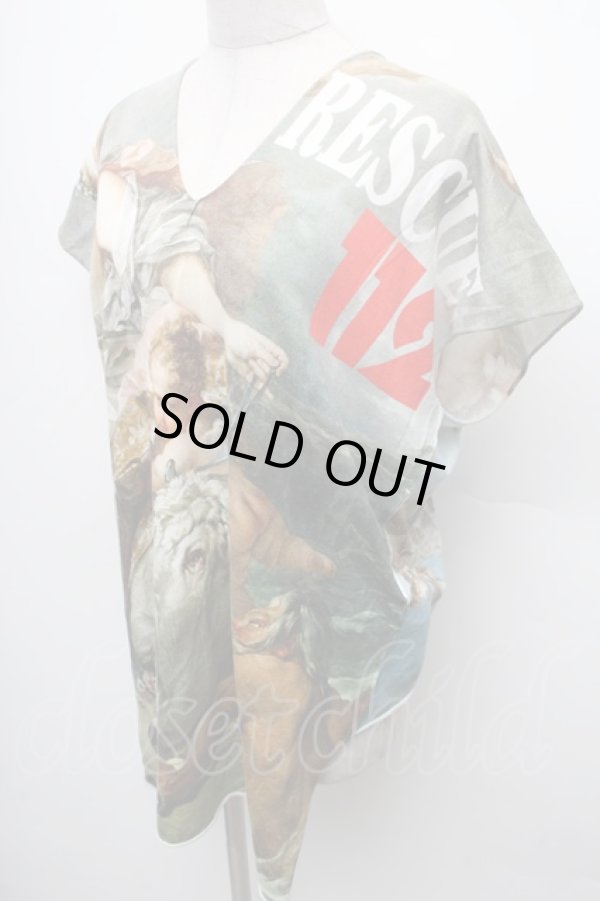 画像3: ヴィヴィアンウエストウッド 中古 / バウチャーバックステージSS17Tシャツ 00 マルチ  S-26-03-08-014-ts-HR-ZH (3)