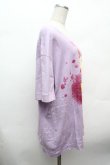画像3: ヴィヴィアンウエストウッド MAN 中古 / KITTY WITH WINE STAINS ビッグロングTシャツ 48 ラベンダー  S-26-03-15-026-ts-AS-ZS (3)