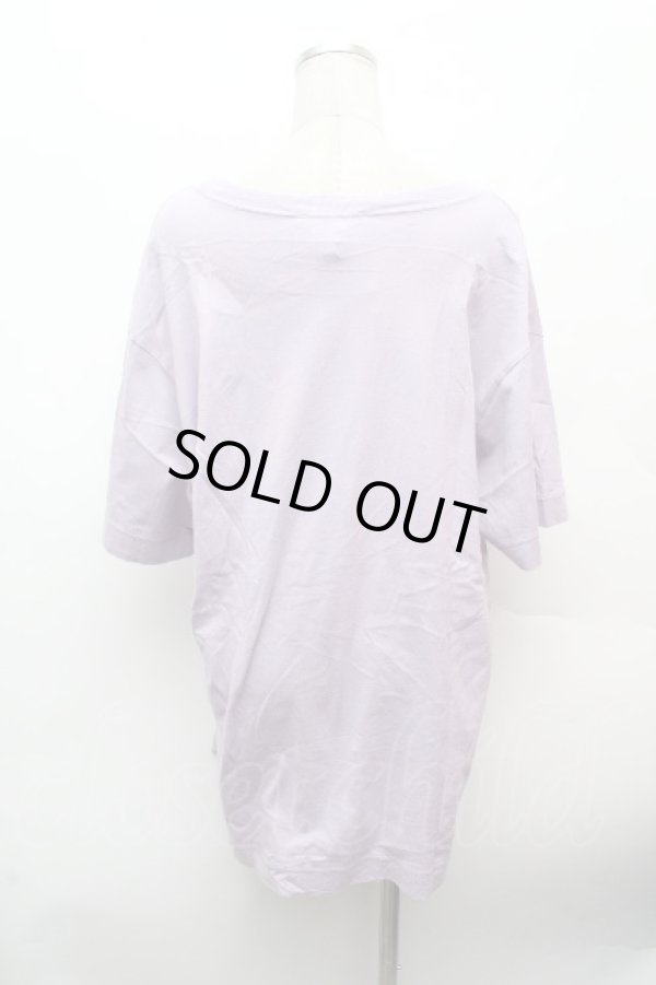 画像4: ヴィヴィアンウエストウッド MAN 中古 / KITTY WITH WINE STAINS ビッグロングTシャツ 48 ラベンダー  S-26-03-15-026-ts-AS-ZS (4)