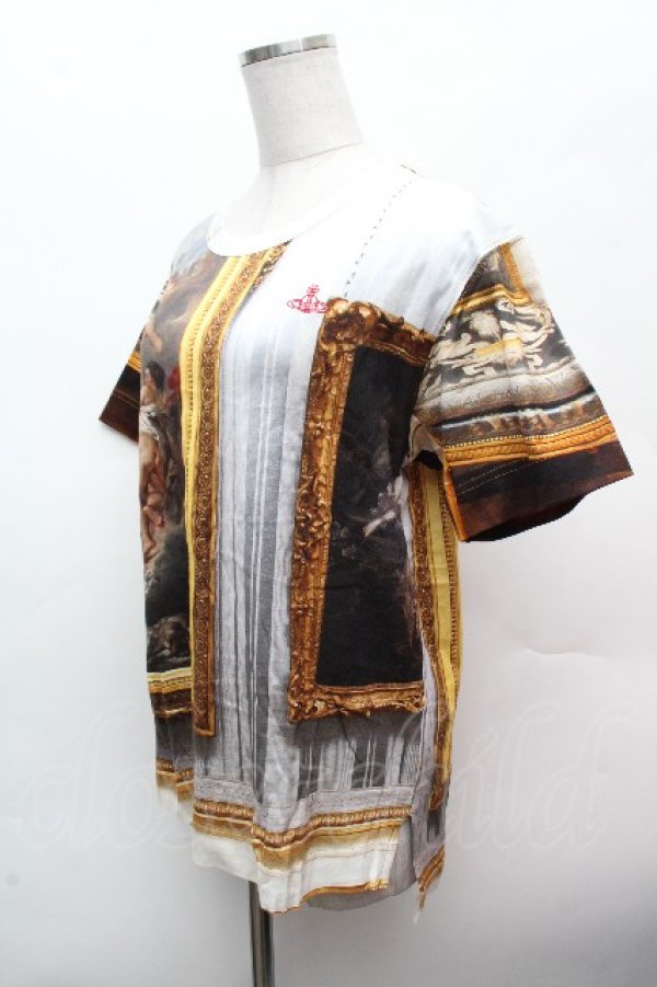 画像2: ヴィヴィアンウエストウッド 中古 / ウォレスコレクションTシャツ 02  S-26-03-15-027-ts-HR-ZS (2)