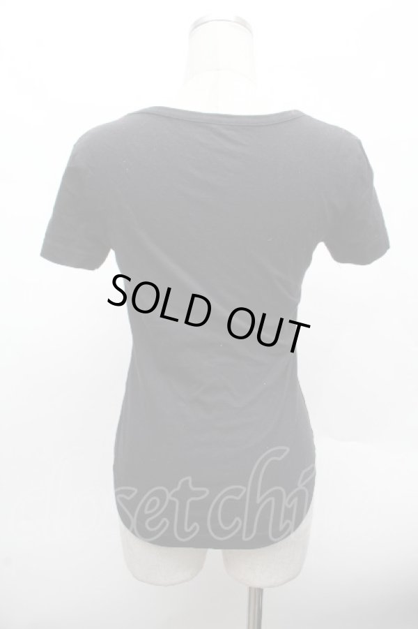 画像3: ヴィヴィアンウエストウッド 中古 / 総柄カットソー 2 黒ｘ赤  S-26-03-15-029-to-AS-ZS (3)