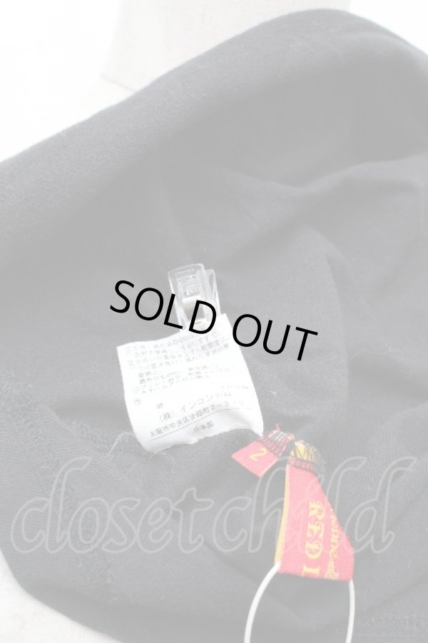 画像7: ヴィヴィアンウエストウッド 中古 / 総柄カットソー 2 黒ｘ赤  S-26-03-15-029-to-AS-ZS (7)