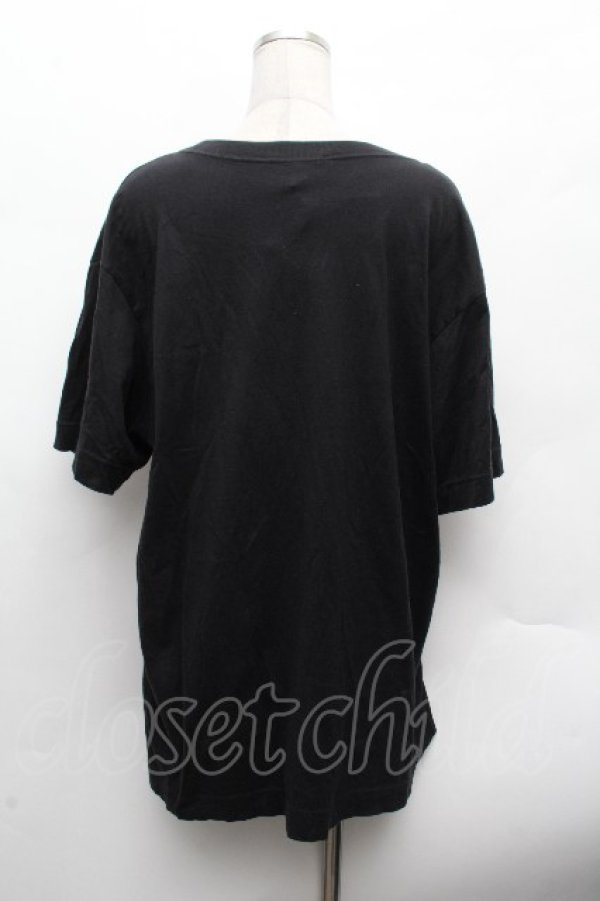 画像4: ヴィヴィアンウエストウッド MAN 中古 / オーブ＆アシメハート刺繍Tシャツ 48 黒  S-26-03-15-031-ts-HR-ZS (4)