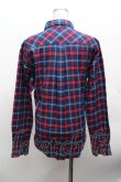 画像3: ヴィヴィアンウエストウッド MAN 中古 / チェックコットンシャツ 44 紺  S-26-03-15-032-bl-AS-ZS (3)