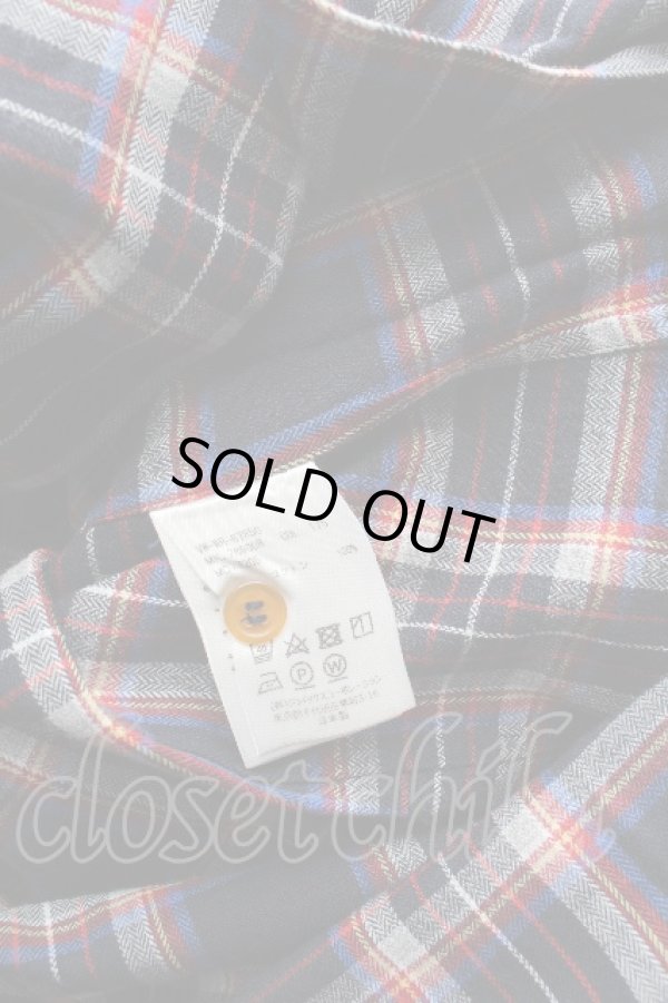 画像6: ヴィヴィアンウエストウッド MAN 中古 / チェックコットンシャツ 44 紺  S-26-03-15-033-bl-AS-ZS (6)