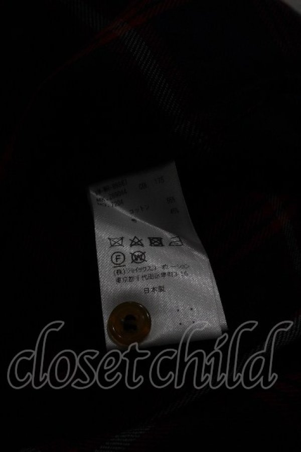 画像6: ヴィヴィアンウエストウッド MAN 中古 / チェックコットンシャツ 44 赤ｘ紺  S-26-03-15-035-bl-AS-ZS (6)