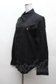 画像3: ヴィヴィアンウエストウッド MAN 中古 / ロゴジャガードシャツ 44 黒  S-26-03-15-038-bl-AS-ZS (3)