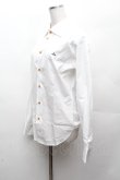 画像2: ヴィヴィアンウエストウッド MAN 中古 / オーブ刺繍シャツ 44 白  S-26-03-15-039-bl-AS-ZS (2)