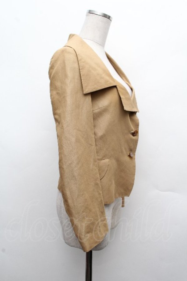 画像3: ヴィヴィアンウエストウッド 中古 / 開襟ジャケット 2 キナリ  S-26-03-15-041-jc-AS-ZS (3)