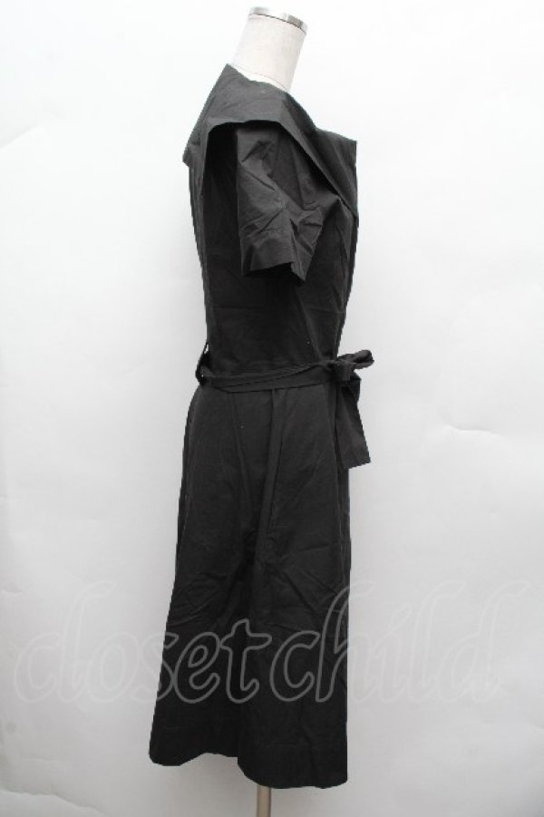 画像3: ヴィヴィアンウエストウッド 中古 //開襟ワンピース 01 黒  S-26-03-15-043-op-AS-ZS (3)