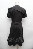 画像4: ヴィヴィアンウエストウッド 中古 //開襟ワンピース 01 黒  S-26-03-15-043-op-AS-ZS (4)