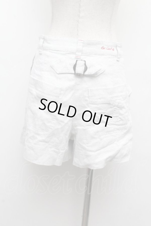 画像4: ヴィヴィアンウエストウッド 中古 / デニムショートパンツ 2 グレー  S-26-03-15-044-pa-AS-ZS (4)