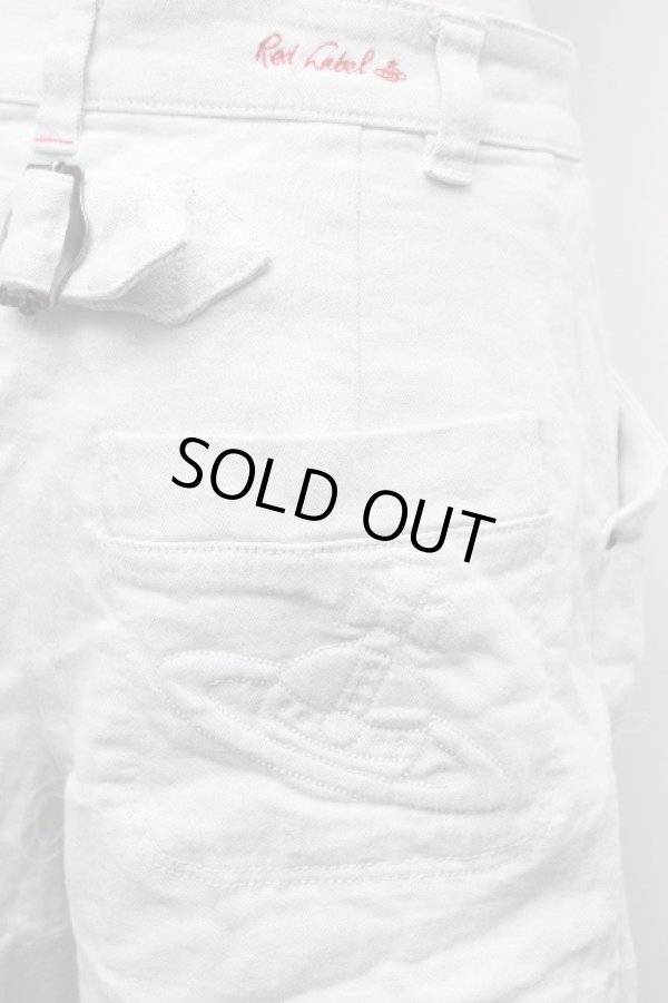 画像5: ヴィヴィアンウエストウッド 中古 / デニムショートパンツ 2 グレー  S-26-03-15-044-pa-AS-ZS (5)