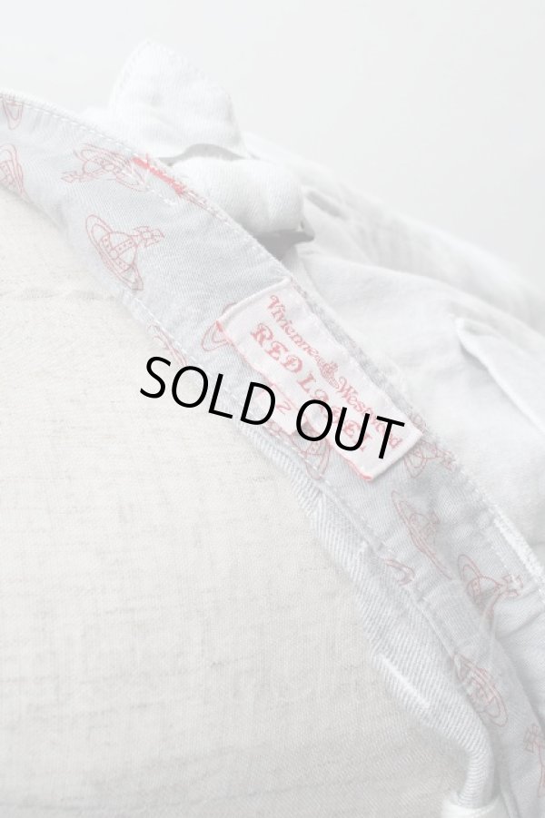 画像6: ヴィヴィアンウエストウッド 中古 / デニムショートパンツ 2 グレー  S-26-03-15-044-pa-AS-ZS (6)