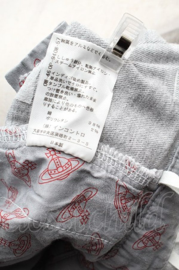 画像7: ヴィヴィアンウエストウッド 中古 / デニムショートパンツ 2 グレー  S-26-03-15-044-pa-AS-ZS (7)