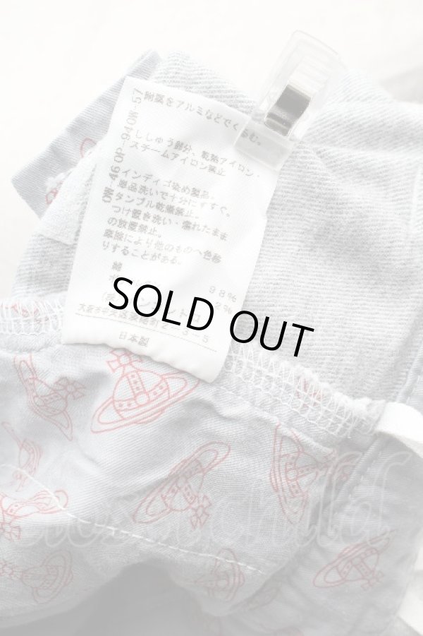 画像7: ヴィヴィアンウエストウッド 中古 / デニムショートパンツ 2 グレー  S-26-03-15-044-pa-AS-ZS (7)