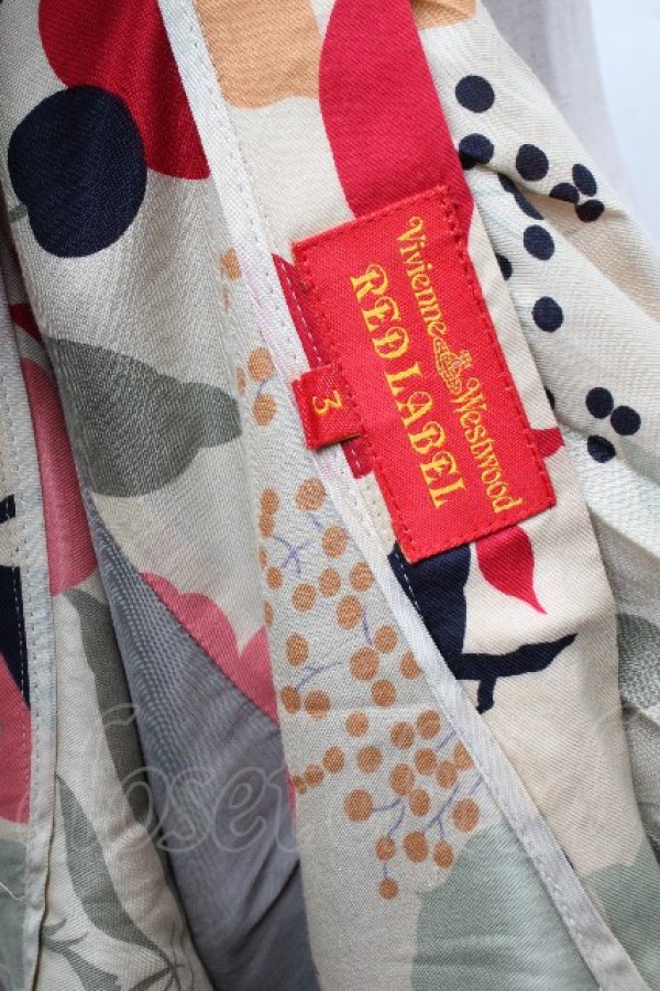 画像5: ヴィヴィアンウエストウッド 中古 / 総柄スカート 3 ベージュ  S-26-03-15-045-sk-AS-ZS (5)