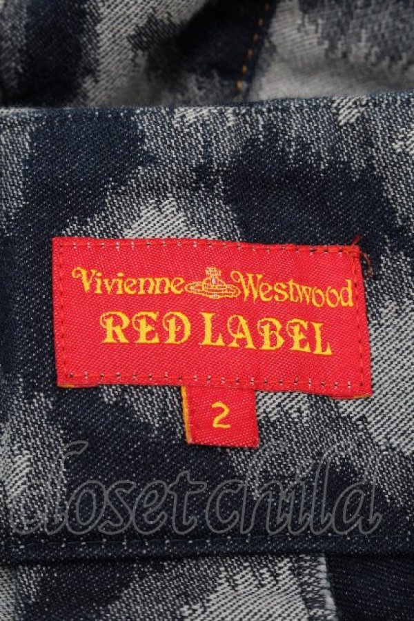 画像4: ヴィヴィアンウエストウッド 中古 / レオパードショートパンツ 2 ブルー  S-26-03-15-047-pa-HR-ZS (4)