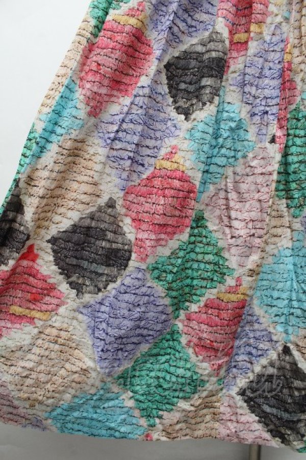 画像3: ヴィヴィアンウエストウッド 中古 / サマーハーレークインマキシスカート  マルチ  S-26-03-15-048-sk-AS-ZS (3)