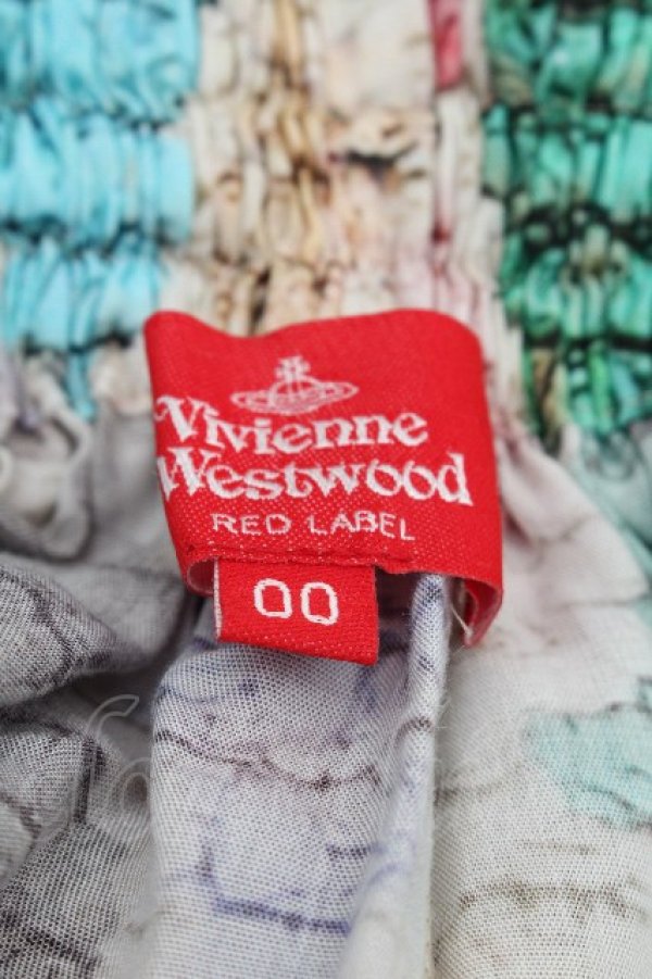 画像4: ヴィヴィアンウエストウッド 中古 / サマーハーレークインマキシスカート  マルチ  S-26-03-15-048-sk-AS-ZS (4)