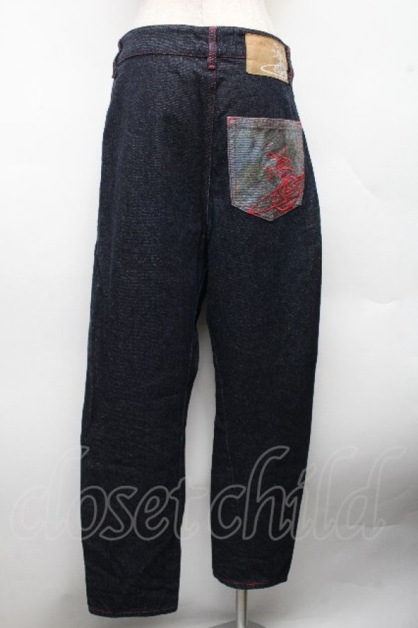 画像2: ヴィヴィアンウエストウッド 中古 / サルエルデニムパンツ XS インディゴ  S-26-03-15-050-pa-HR-ZS (2)
