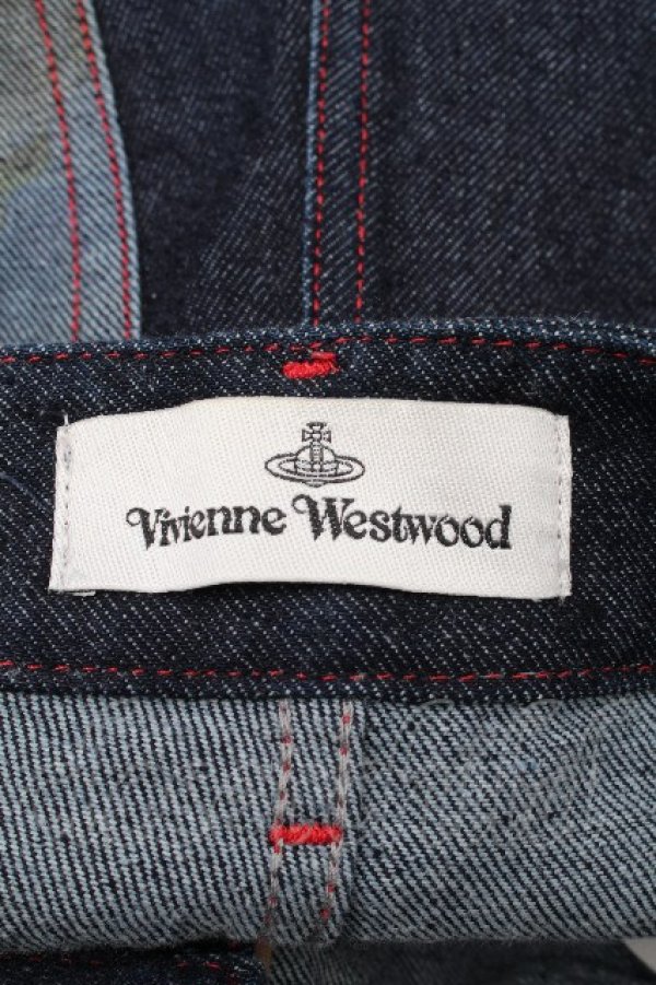画像4: ヴィヴィアンウエストウッド 中古 / サルエルデニムパンツ XS インディゴ  S-26-03-15-050-pa-HR-ZS (4)