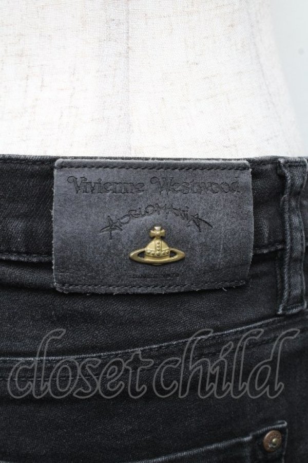 画像4: ANGLOMANIA 中古 / スキニーパンツ 30 黒  S-26-03-15-051-pa-AS-ZS (4)