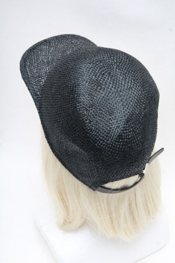 画像3: ヴィヴィアンウエストウッド 中古 / オーブストローキャップ  黒  S-26-03-15-010-ha-AS-ZS (3)