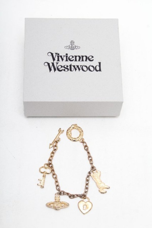 画像3: ヴィヴィアンウエストウッド 中古 / チャームブレスレット  ゴールド  S-26-03-15-001-ac-AS-ZS (3)
