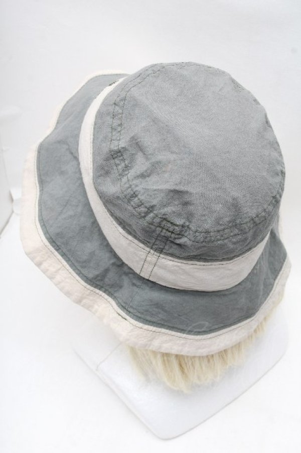 画像3: ヴィヴィアンウエストウッド 中古 / オーブ刺繍バケットハット  グリーンｘオフ  S-26-03-15-011-ba-HR-ZS (3)