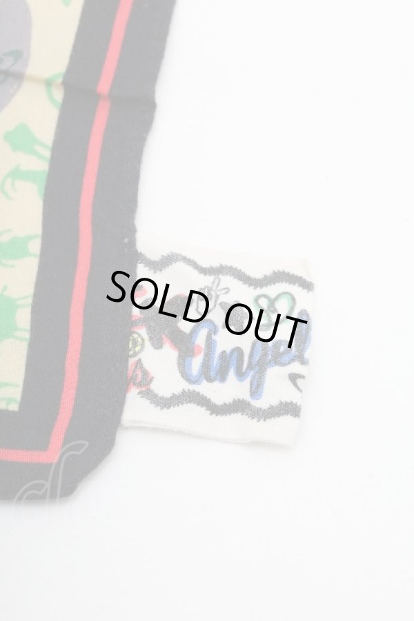 画像2: ヴィヴィアンウエストウッド 中古 / プリントハンカチ  マルチ  S-26-03-15-014-gd-HR-ZS (2)