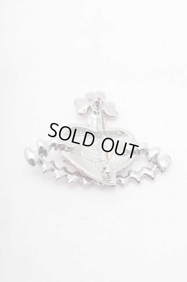 画像2: ヴィヴィアンウエストウッド 中古 / ディアマンテハートオーブブローチ  ピンク  S-26-03-15-002-gd-AS-ZS (2)