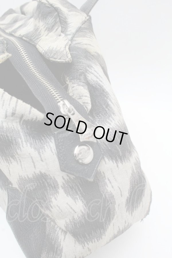 画像3: ヴィヴィアンウエストウッド 中古 / レオパードトートバッグ  グレー  S-26-03-15-018-ba-AS-ZS (3)