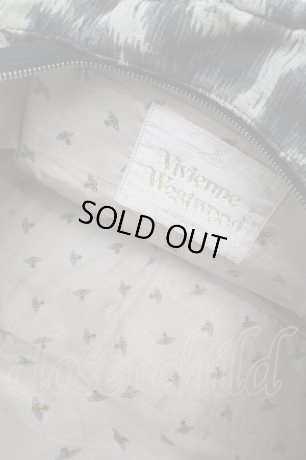 画像5: ヴィヴィアンウエストウッド 中古 / レオパードトートバッグ  グレー  S-26-03-15-018-ba-AS-ZS (5)