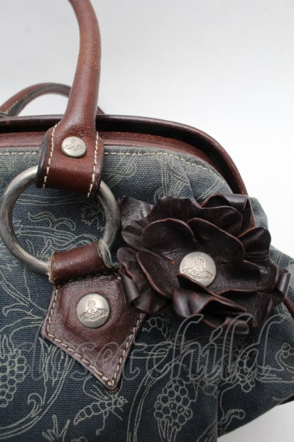 画像4: ヴィヴィアンウエストウッド 中古 / インセクト柄ハンドバッグ   S-26-03-15-021-ba-HR-ZS (4)