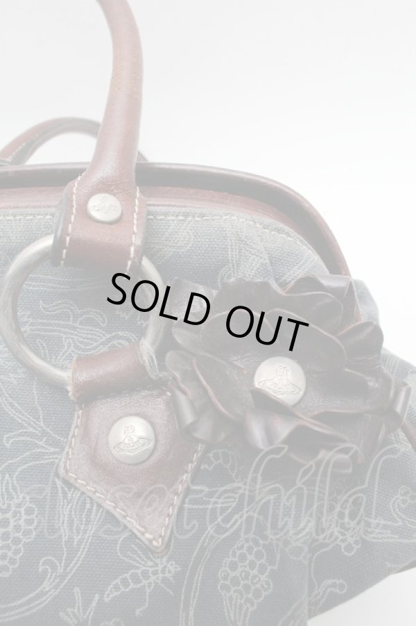 画像4: ヴィヴィアンウエストウッド 中古 / インセクト柄ハンドバッグ   S-26-03-15-021-ba-HR-ZS (4)