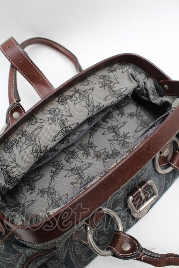 画像5: ヴィヴィアンウエストウッド 中古 / インセクト柄ハンドバッグ   S-26-03-15-021-ba-HR-ZS (5)