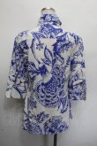 画像4: ヴィヴィアンウエストウッド 中古 //ポメグラネートラブシャツ 42 白ｘ青  S-26-03-22-020-bl-SZ-ZS (4)