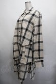 画像2: ヴィヴィアンウエストウッド MAN 中古 / ロングチェックシャツ 46 オフｘ黒  S-26-03-22-022-op-AS-ZS (2)