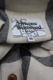 画像5: ヴィヴィアンウエストウッド MAN 中古 / ロングチェックシャツ 46 オフｘ黒  S-26-03-22-022-op-AS-ZS (5)